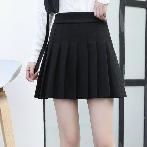 skirts autumn winter hair college style pleated skirt solid color a word thin pants loose women's sportswear feeling, Black
skirts autumn winter hair college style pleated skirt solid color a word thin pants loose women's sportswear feeling, Black