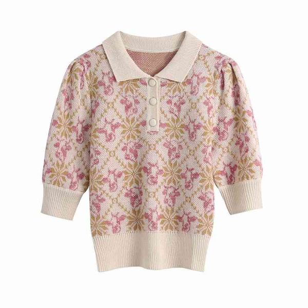 women's sweaters women casual turn-down collar half sleeve knitted za pullover chic lady spring fashion print polo w0ft, White;black
women's sweaters women casual turn-down collar half sleeve knitted za pullover chic lady spring fashion print polo w0ft, White;black