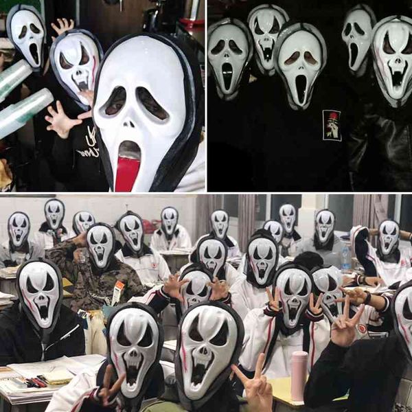 halloween mask horror ghost face trickery masquerade dance ghost festival evil scream skeleton performance props
halloween mask horror ghost face trickery masquerade dance ghost festival evil scream skeleton performance props