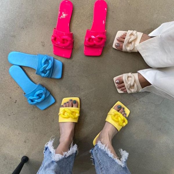 slippers 2021 fashion brand women candy colors buckle square toe flat casual slide ladies summer beach female flip flops, Black
slippers 2021 fashion brand women candy colors buckle square toe flat casual slide ladies summer beach female flip flops, Black