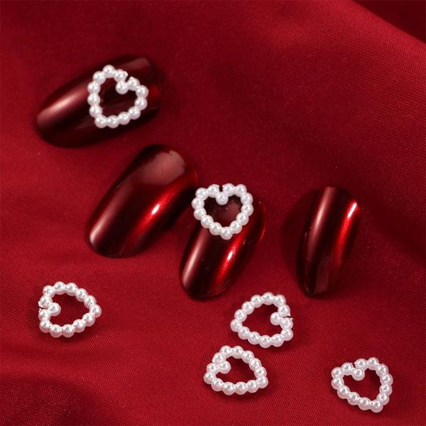 20pcs/set white pearl charm 3d nail art decorations heart-shaped design jewelry japanese style fashion manicure accessories, Silver;gold
20pcs/set white pearl charm 3d nail art decorations heart-shaped design jewelry japanese style fashion manicure accessories, Silver;gold