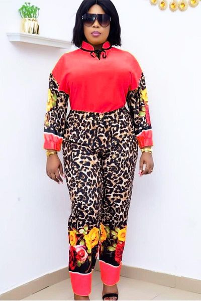 ethnic clothing 2 piece sets dashiki traditional african two set women africaine leopard print pants clothes, Red
ethnic clothing 2 piece sets dashiki traditional african two set women africaine leopard print pants clothes, Red