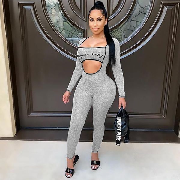 women's jumpsuits & rompers hirigin streetwear cutout letter print romper women jumpsuit long sleeve club party bodycon skinny one piec, Black;white
women's jumpsuits & rompers hirigin streetwear cutout letter print romper women jumpsuit long sleeve club party bodycon skinny one piec, Black;white