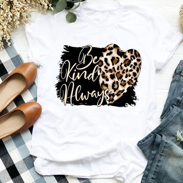 women's t-shirt women lady leopard love letter cartoon girl short sleeve print tshirt shirt clothes graphic female t tee womens, White
women's t-shirt women lady leopard love letter cartoon girl short sleeve print tshirt shirt clothes graphic female t tee womens, White