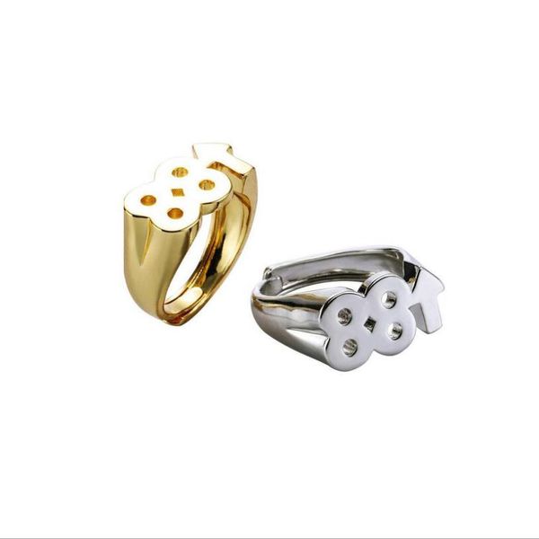 wedding rings hip hop 88 rising ring pure copper plating real gold 8 digital for women/men hiphop jewelry adjustable, Slivery;golden
wedding rings hip hop 88 rising ring pure copper plating real gold 8 digital for women/men hiphop jewelry adjustable, Slivery;golden