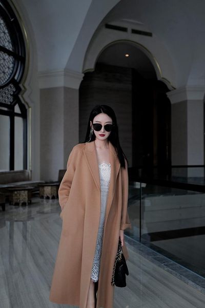 women's wool & blends zk1750 fashion women coats jackets 2021 runway luxury european design party style clothing, Black
women's wool & blends zk1750 fashion women coats jackets 2021 runway luxury european design party style clothing, Black
