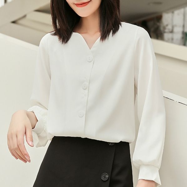 fashion woman blouses long sleeve chiffon blouse women v-neck office ladies white blouse womens and blouses c325 210426
fashion woman blouses long sleeve chiffon blouse women v-neck office ladies white blouse womens and blouses c325 210426