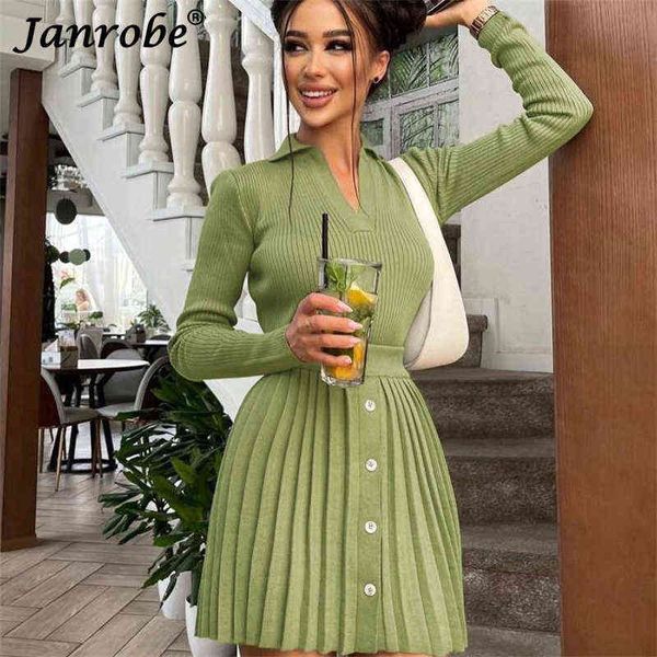 janrobe autumn knitted shirt mini pleated skirts suit women long sleeve dress two piece sets ladies elegant outfit 211119, White
janrobe autumn knitted shirt mini pleated skirts suit women long sleeve dress two piece sets ladies elegant outfit 211119, White