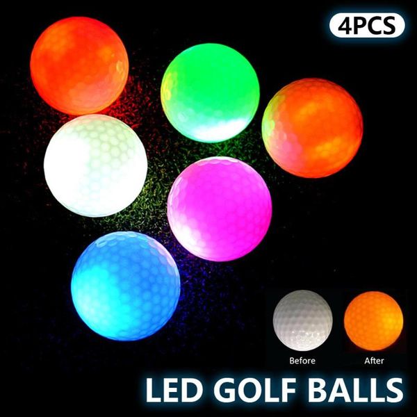 4pcs luminous light-up led golf balls for flashing night training hardness material practice glowing golfing
4pcs luminous light-up led golf balls for flashing night training hardness material practice glowing golfing