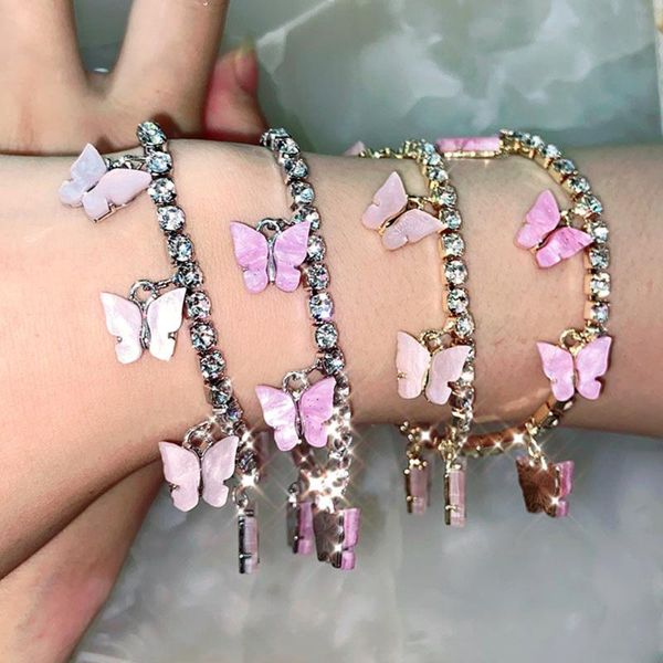 luxury rhinestone butterfly tennis bracelet charm link hand chain jewelry for women bling crystal & bangle gift link,, Black
luxury rhinestone butterfly tennis bracelet charm link hand chain jewelry for women bling crystal & bangle gift link,, Black