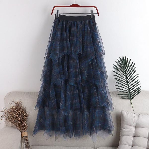 skirts multi-layer mesh skirt women office sweet ladies korean elastic waist elegant fashion a line plaid pathwork cake, Black
skirts multi-layer mesh skirt women office sweet ladies korean elastic waist elegant fashion a line plaid pathwork cake, Black