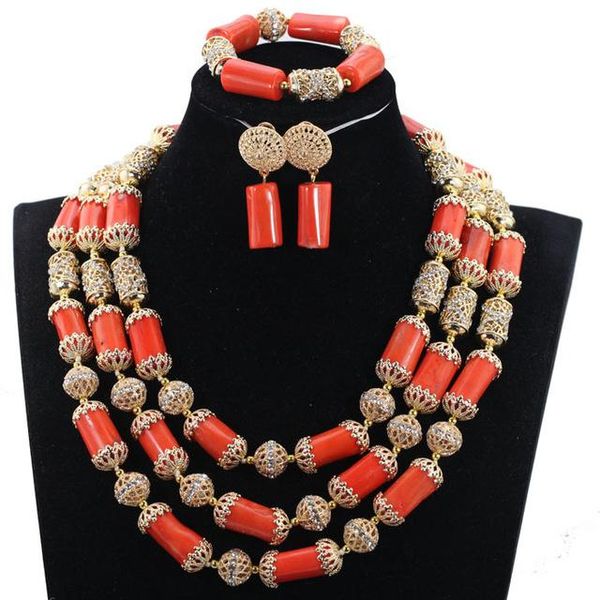 earrings & necklace elegant african beads bridal bracelet jewelry set 24 inches gold accessory nigerian wedding coral c2, Silver
earrings & necklace elegant african beads bridal bracelet jewelry set 24 inches gold accessory nigerian wedding coral c2, Silver