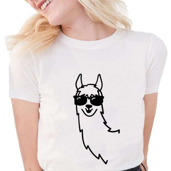 women's t-shirt funny llama t shirts women kawaii graphic tees soft cotton white alpaca female shirt
women's t-shirt funny llama t shirts women kawaii graphic tees soft cotton white alpaca female shirt
