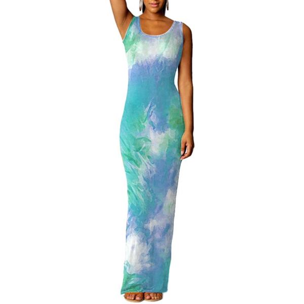 casual dresses women dress oversized sleeveless o-neck maxi tie dye loose tank summer clothing, Black;gray
casual dresses women dress oversized sleeveless o-neck maxi tie dye loose tank summer clothing, Black;gray