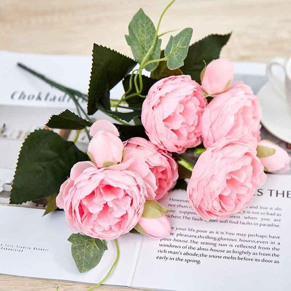 decorative flowers & wreaths 5 heads tea rose artificial silk flower bouquet home el table decoration fake wedding bride holding floral
decorative flowers & wreaths 5 heads tea rose artificial silk flower bouquet home el table decoration fake wedding bride holding floral