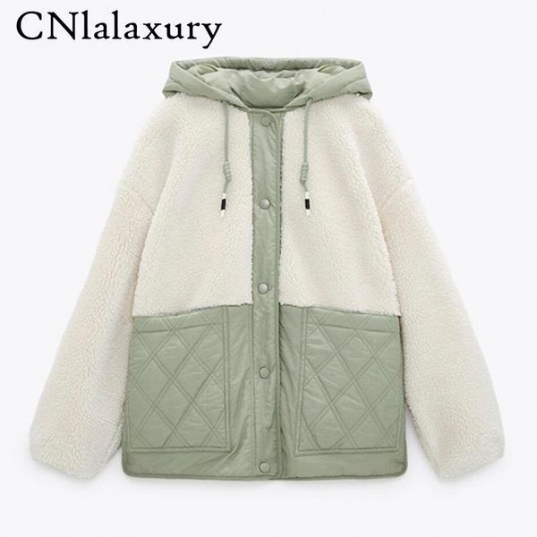 hooded fleece parkas women fashion single breasted coats elegant patchwork pockets cotton jackets female ladies outerwear women's, Black;brown
hooded fleece parkas women fashion single breasted coats elegant patchwork pockets cotton jackets female ladies outerwear women's, Black;brown
