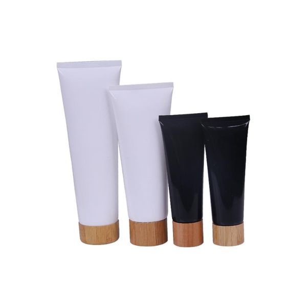 storage bottles & jars matte clear white frosted cream bottle,150g empty squeeze soft tube bamboo screw lid, facial lotion cosmetic packagin 
storage bottles & jars matte clear white frosted cream bottle,150g empty squeeze soft tube bamboo screw lid, facial lotion cosmetic packagin