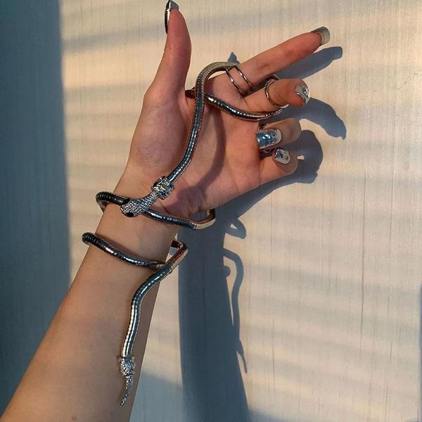 chains silver color snake multi-function necklace for women girls punk hip hop metal adjustable party fashion jewelry gift
chains silver color snake multi-function necklace for women girls punk hip hop metal adjustable party fashion jewelry gift