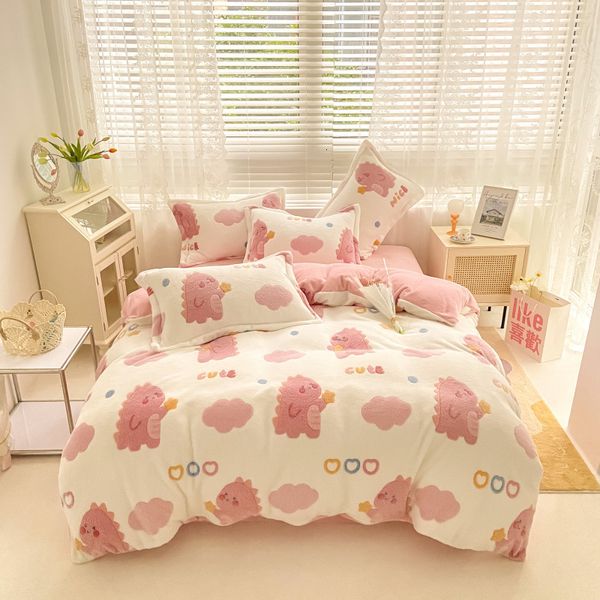 2021 autumn winter baby bed four piece warm thickened double-sided milk veet flannel quilt cover sheet
2021 autumn winter baby bed four piece warm thickened double-sided milk veet flannel quilt cover sheet