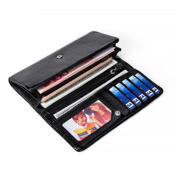 wallets genuine leather women solid cow purse female long wallet multi zipper coin pockets card holders brand bag for cell phone, Red;black
wallets genuine leather women solid cow purse female long wallet multi zipper coin pockets card holders brand bag for cell phone, Red;black