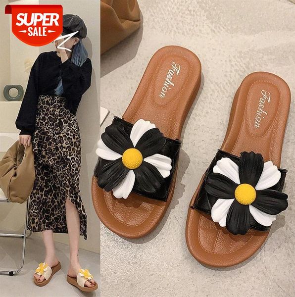 small fresh and outer wear one-word sandals slippers women year flower leisure seaside thick-soled beach shoes #7o0j, Black
small fresh and outer wear one-word sandals slippers women year flower leisure seaside thick-soled beach shoes #7o0j, Black