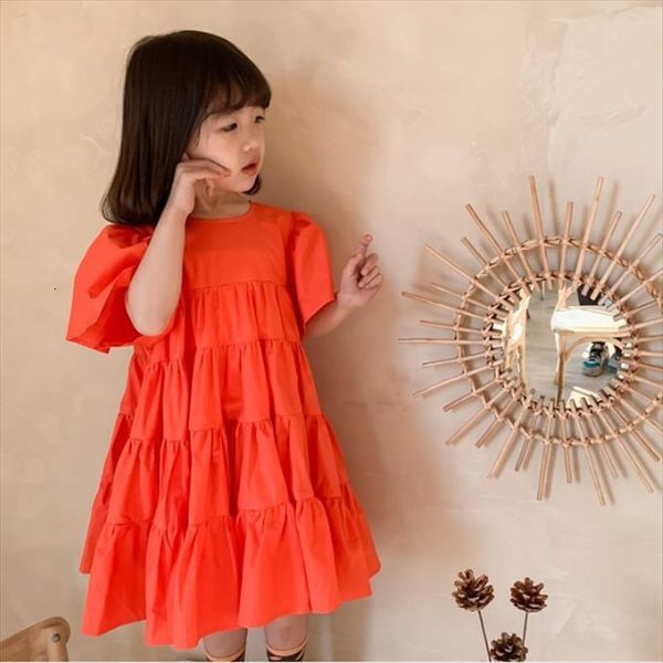 children summer kids clothes girls girl dresses ruched princess baby party evening clothing, Red;yellow
children summer kids clothes girls girl dresses ruched princess baby party evening clothing, Red;yellow