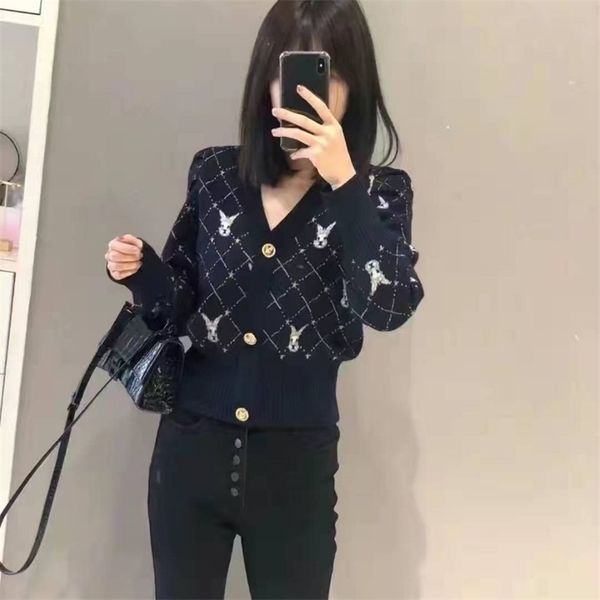knitted cardigan th short sweater coat female rabbit new style sprg autumn, fashion in waist and age reduction, Black
knitted cardigan th short sweater coat female rabbit new style sprg autumn, fashion in waist and age reduction, Black