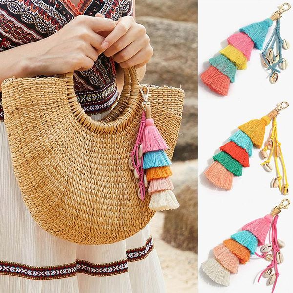keychains 1pc boho keyring colorful beads tassel pompom pendant car bohemian accessories for women bag, Silver
keychains 1pc boho keyring colorful beads tassel pompom pendant car bohemian accessories for women bag, Silver