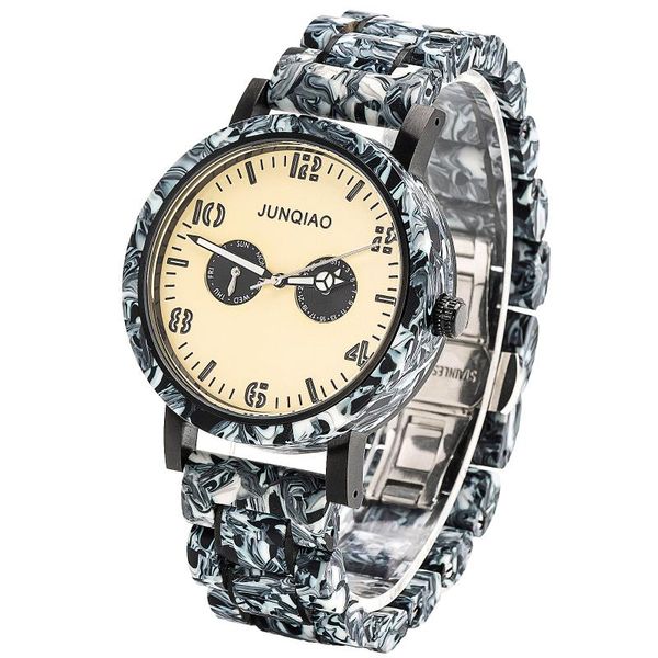 wristwatches relogio masculino watch men reloj hombre wooden wristwatch chronograph military watches in customization, Slivery;brown
wristwatches relogio masculino watch men reloj hombre wooden wristwatch chronograph military watches in customization, Slivery;brown