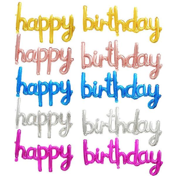 party decoration happy birthday letter balloons gold silver pink blue aluminum foil ballon for kids adults anniversary decorations
party decoration happy birthday letter balloons gold silver pink blue aluminum foil ballon for kids adults anniversary decorations