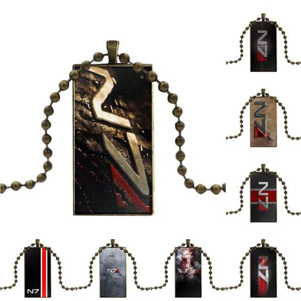 pendant necklaces for girls gift glass cabochon necklace rectangle fashion greatest mass effect n7 armour, Silver
pendant necklaces for girls gift glass cabochon necklace rectangle fashion greatest mass effect n7 armour, Silver