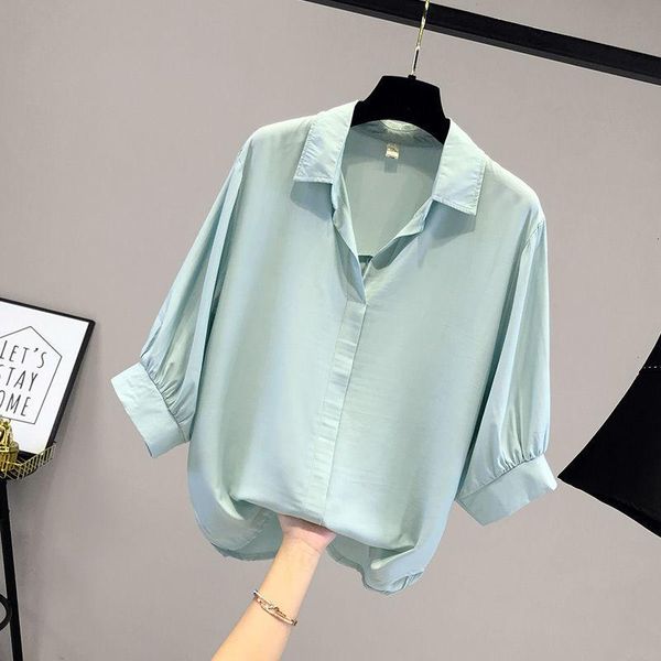 women's blouses & shirts summer green blouse 2021 spring autumn chiffon white shirt office lady blue plus size lapel short-sleeve top
women's blouses & shirts summer green blouse 2021 spring autumn chiffon white shirt office lady blue plus size lapel short-sleeve top