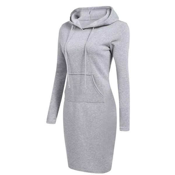 casual dresses spring autumn fleece long sleeve women dress 2021 solid color hooded pocket vestido de mujer, Black;gray
casual dresses spring autumn fleece long sleeve women dress 2021 solid color hooded pocket vestido de mujer, Black;gray