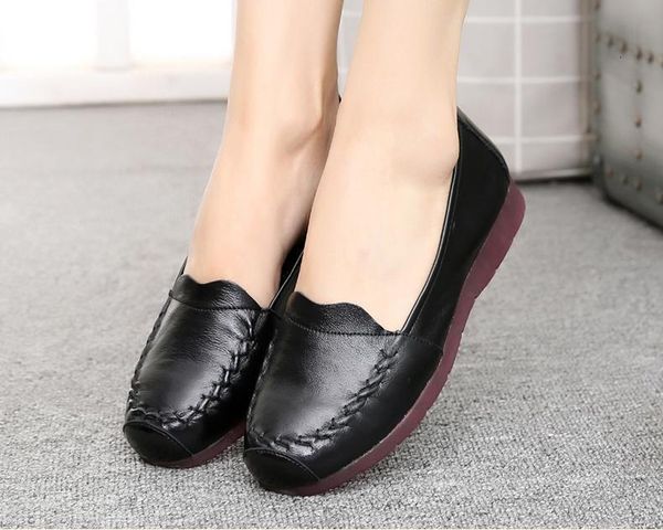 mulher pretos confortveis deslizamento em clssicos macios sapatos de couro genuno plana laranja tamanho, Black
mulher pretos confortveis deslizamento em clssicos macios sapatos de couro genuno plana laranja tamanho, Black