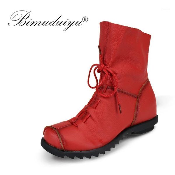 boots bimuduiyu brand vintage genuine leather women flat booties soft cowhide women's warm winter shoes zip ankle1, Black
boots bimuduiyu brand vintage genuine leather women flat booties soft cowhide women's warm winter shoes zip ankle1, Black