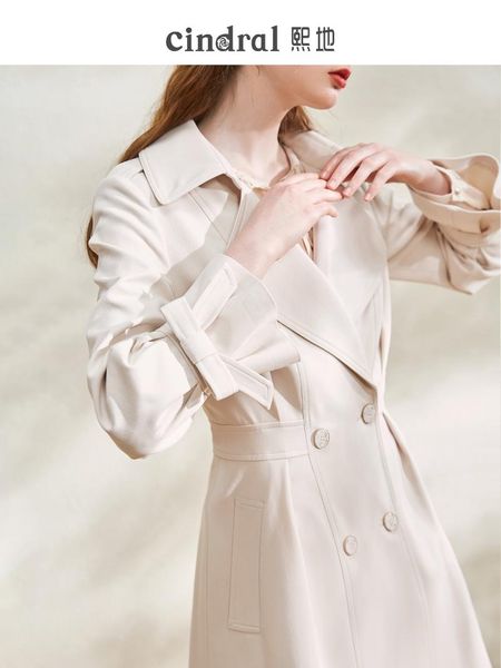 women's trench coats 2021 spring high-end atmospheric white windbreaker coat middle long small double breasted temperament, Tan;black
women's trench coats 2021 spring high-end atmospheric white windbreaker coat middle long small double breasted temperament, Tan;black