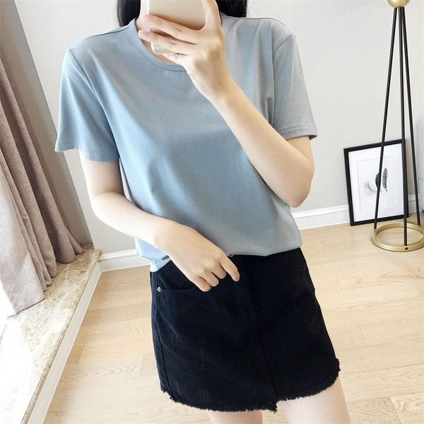 women's t-shirt women 10 colors t-shirts lady solid modal tees short sleeve o-neck female summer for woman cool large size, White
women's t-shirt women 10 colors t-shirts lady solid modal tees short sleeve o-neck female summer for woman cool large size, White