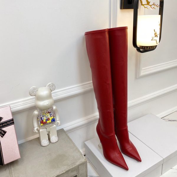 luxury long tube women's shoes fashion designer comfortable brand leather knot wedding party formal wear women's boots, Red;white
luxury long tube women's shoes fashion designer comfortable brand leather knot wedding party formal wear women's boots, Red;white