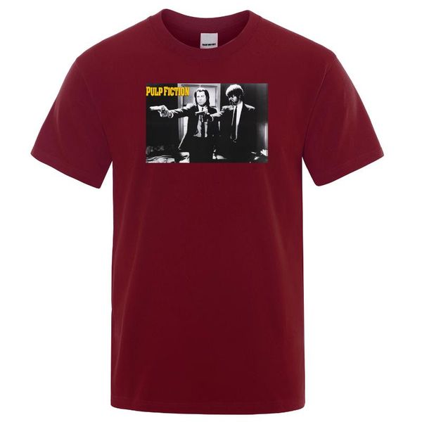 men's t-shirts 2021 summer shirts pulp film fiction man t funny hip hop casual streetwear cotton, White;black
men's t-shirts 2021 summer shirts pulp film fiction man t funny hip hop casual streetwear cotton, White;black