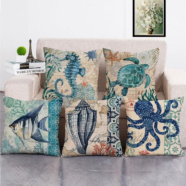 blue marine biological pattern pillow cover home decoration sofa car cushion square washable cushion/decorative
blue marine biological pattern pillow cover home decoration sofa car cushion square washable cushion/decorative