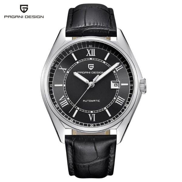 wristwatches 43mm automatic mechanical pagani business mens watches stainless steel case and leather strap analog clock a341, Slivery;brown
wristwatches 43mm automatic mechanical pagani business mens watches stainless steel case and leather strap analog clock a341, Slivery;brown