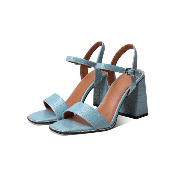 dress shoes sandals women's summer 2021 rhinestone crocodile pattern blue one word band fangtou thick heel height 9cm high-heeled, Black
dress shoes sandals women's summer 2021 rhinestone crocodile pattern blue one word band fangtou thick heel height 9cm high-heeled, Black