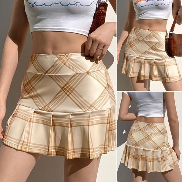 skirts fashion low waist argyle plaid pleated girl vintage khaki skirt sweet preppy style bottoms, Black
skirts fashion low waist argyle plaid pleated girl vintage khaki skirt sweet preppy style bottoms, Black