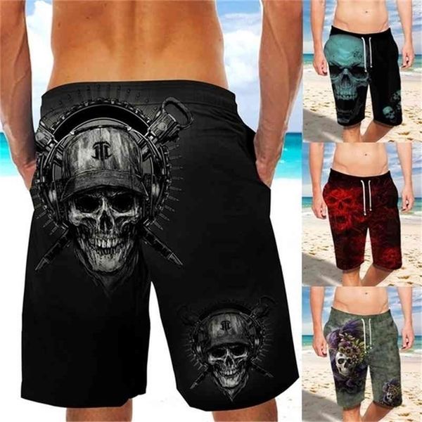 men casual shorts high waist short pants summer mens clothing sports fitness skull print drawsting bottoms trousers 210330, White;black
men casual shorts high waist short pants summer mens clothing sports fitness skull print drawsting bottoms trousers 210330, White;black