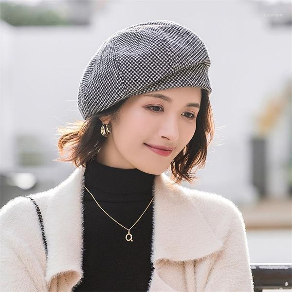 berets british retro lady spring winter warmer houndstooth knitted beret cap sweet woman outdoor street shopping warmth pumpkin hat, Blue;gray
berets british retro lady spring winter warmer houndstooth knitted beret cap sweet woman outdoor street shopping warmth pumpkin hat, Blue;gray