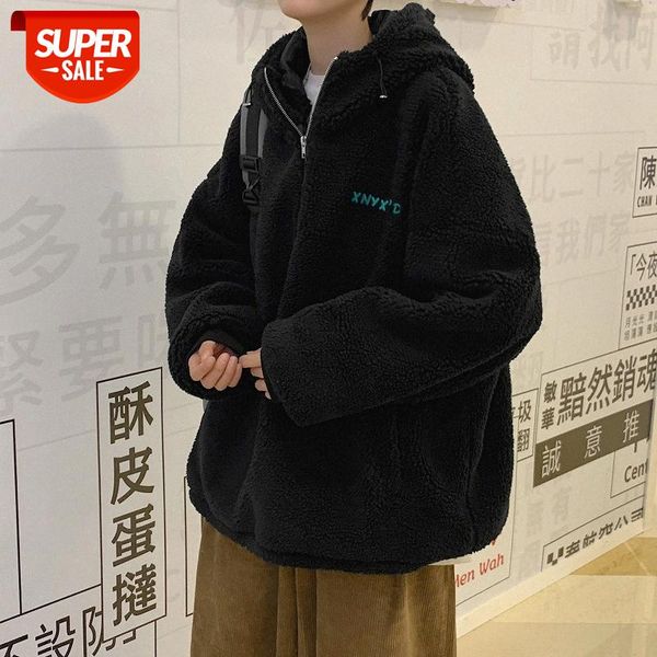 yemi fashion|lamb wool sweater men's loose personality korean style trend hong kong hooded jacket #3r2k, Black
yemi fashion|lamb wool sweater men's loose personality korean style trend hong kong hooded jacket #3r2k, Black