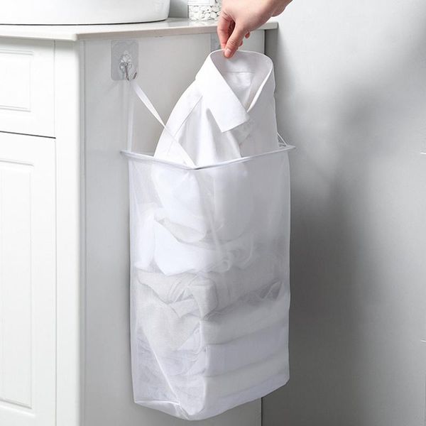 laundry bags wall-mounted bathroom cloth mesh bag visible storage hanging hamper large open easy accessing for room
laundry bags wall-mounted bathroom cloth mesh bag visible storage hanging hamper large open easy accessing for room