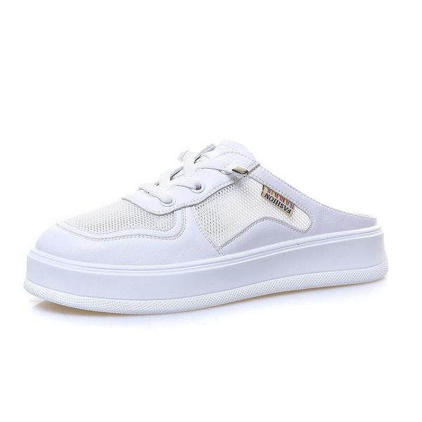 soft cowhide mesh round toe summer leather slippers women sandals 2021 shoes flat wild casual white, Black
soft cowhide mesh round toe summer leather slippers women sandals 2021 shoes flat wild casual white, Black