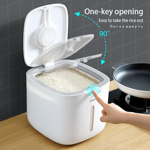 storage bottles & jars 10kg kitchen collection nano bucket insect-proof moisture-proof sealed rice cylinder grain dog household box
storage bottles & jars 10kg kitchen collection nano bucket insect-proof moisture-proof sealed rice cylinder grain dog household box