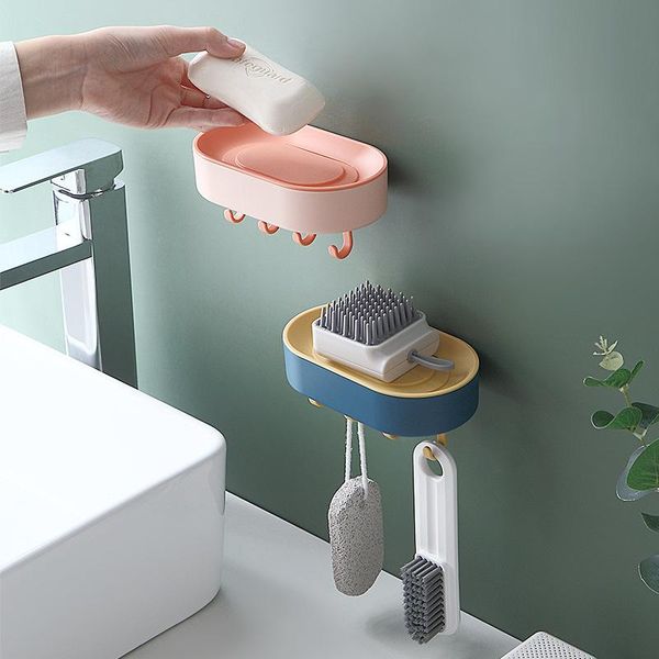 soap dishes punch-storage rack self draining holder with towel hook wall-mounted dish kitchen bathroom accessories
soap dishes punch-storage rack self draining holder with towel hook wall-mounted dish kitchen bathroom accessories
